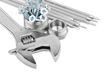 İngiliz anahtarı, sıhhi tesisat montaj ve vida