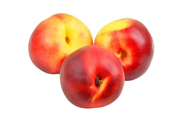Vörös érett nektarin — Stock Fotó