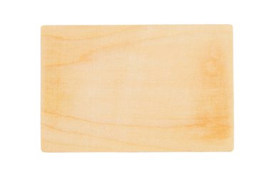 Kontrplak bir çekim, beyaz üzerine izole edilmiş.