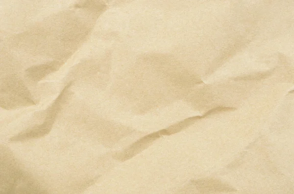 Wrinkled Packaging Paper Background Close — Stock Photo, Image