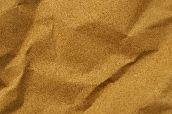 Wrinkled Packaging Paper Background Close — Stock Photo, Image