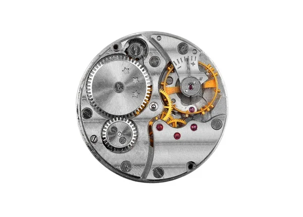 Clock Watchwork Vintage Clock Mechanism — Stock Photo, Image