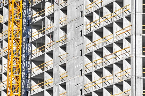 Kraan Gebouw Van Beton Baksteen — Stockfoto