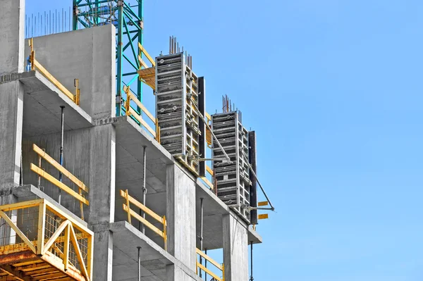 Encofrado de hormigón y vigas de suelo — Foto de Stock