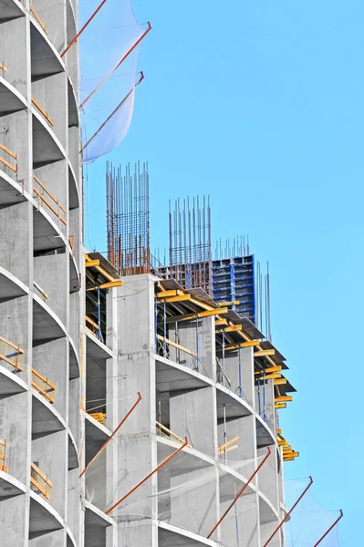 Concrete formwork and floor beams — Stock Photo, Image