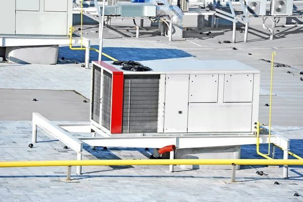 Sistema de ventilação industrial — Fotografia de Stock