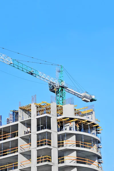 Crane and construction site — Stock Photo, Image