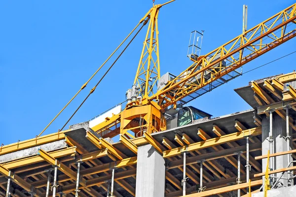 Crane and construction site — Stock Photo, Image