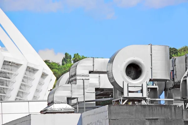 Sistema di ventilazione industriale — Foto Stock