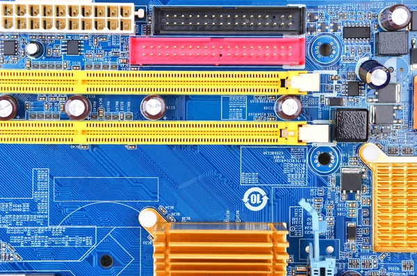 Computer motherboard — Stock Photo, Image