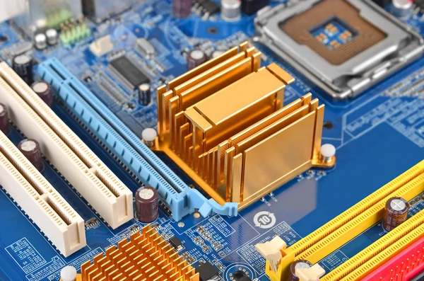 Computer motherboard — Stock Photo, Image