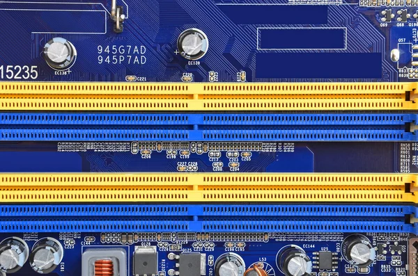 Computer motherboard, DOF — Stock Photo, Image