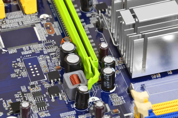 Computermotherboard, dof — Stockfoto