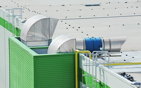 Industriële ventilatiesysteem — Stockfoto