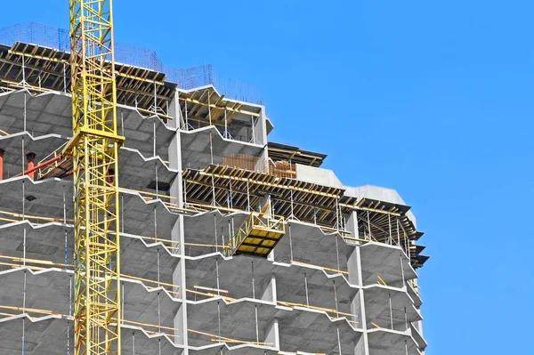 Crane and construction site — Stock Photo, Image