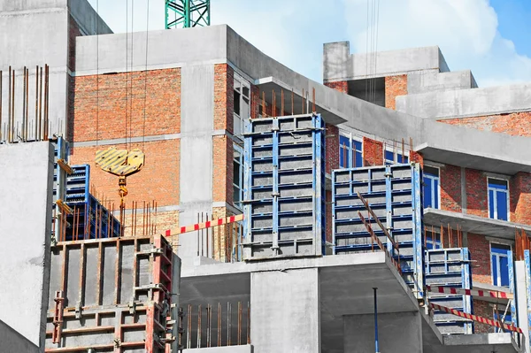 Concrete formwork and floor beams — Stock Photo, Image