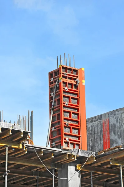 Werk op de bouwplaats — Stockfoto