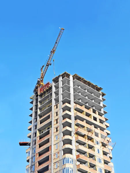 Crane and construction site — Stock Photo, Image