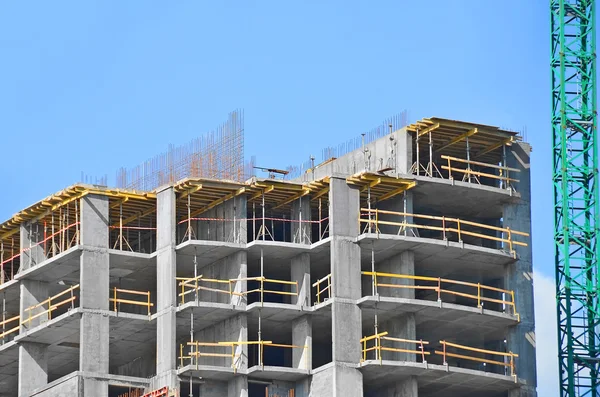 Crane and construction site — Stock Photo, Image