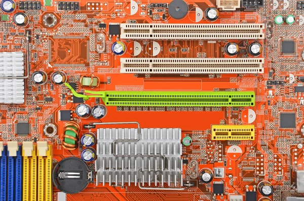 Computer motherboard — Stock Photo, Image