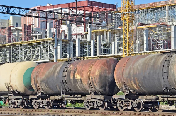 Railroad tank wagon — Stock Photo, Image