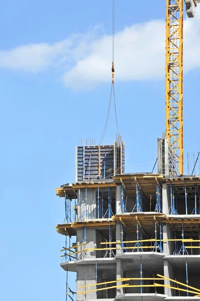 Crane and construction site — Stock Photo, Image