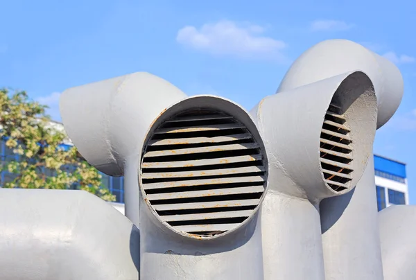 Sistema di ventilazione industriale — Foto Stock