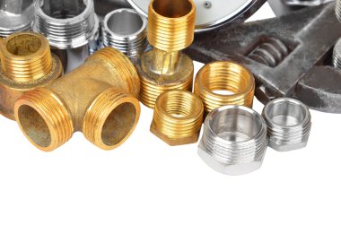 Sıhhi tesisat montaj, duş ve İngiliz anahtarı