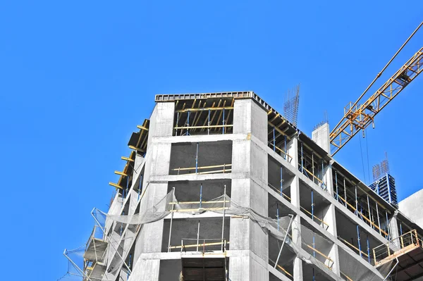 Crane and construction site — Stock Photo, Image