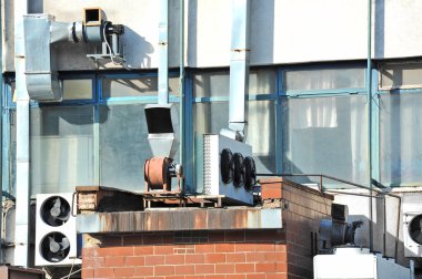 Industrial ventilation system clipart