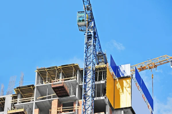 Crane and construction site — Stock Photo, Image