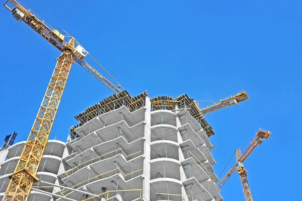 Crane and construction site — Stock Photo, Image