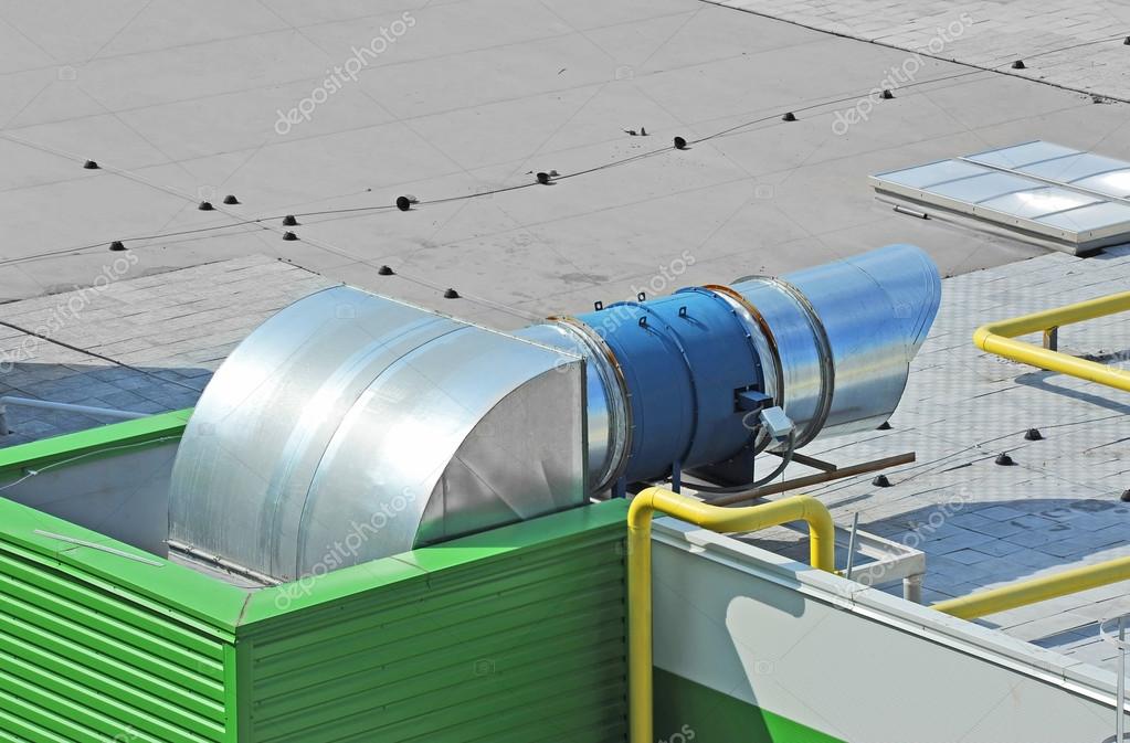 Industrial ventilation system — Stock Photo © unkas 79076332