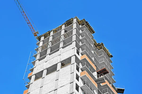 Crane and construction site — Stock Photo, Image