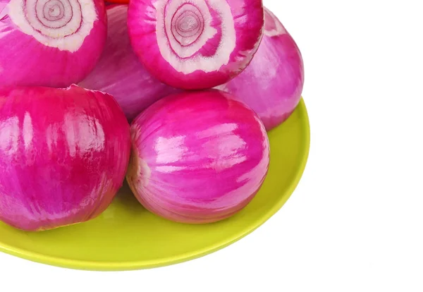 Peeled red onion — Stock Photo, Image