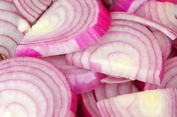 Slised red onion Royalty Free Stock Photos