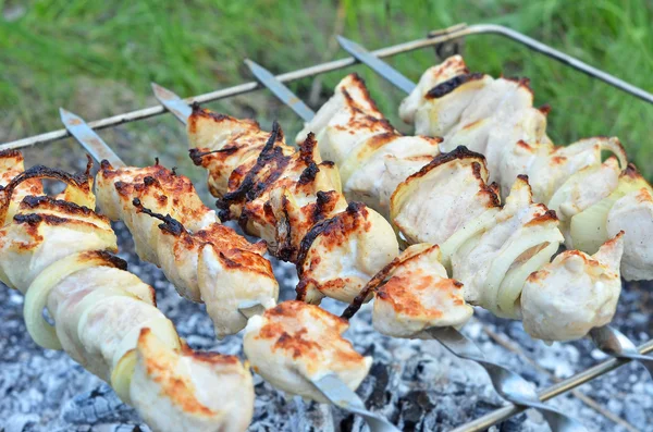 Shish kebab, Dof — Stockfoto