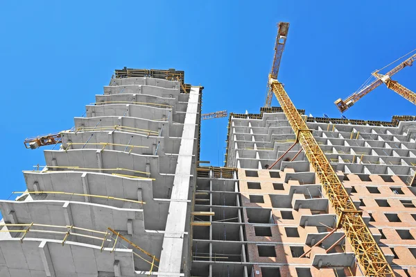 Crane and construction site — Stock Photo, Image