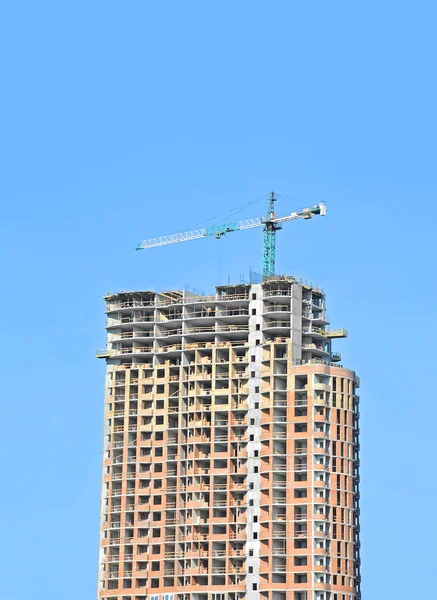 Crane and construction site — Stock Photo, Image