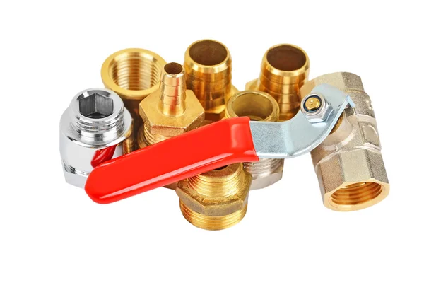 Plumbing ball valve — Stock Photo, Image