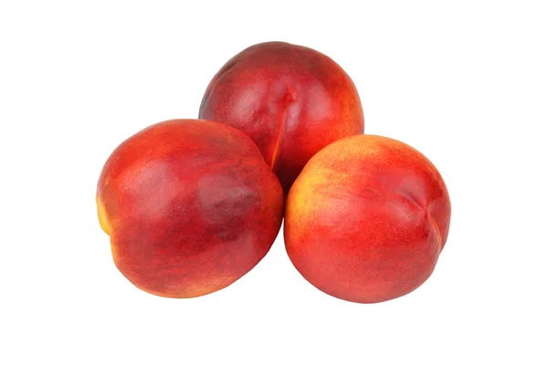 Three ripe peach — Stock Photo, Image