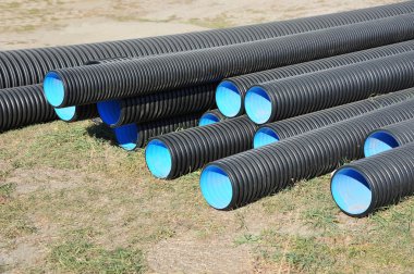 yığılmış pvc boru