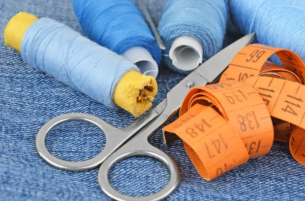 Retro sewing kit — Stock Photo, Image