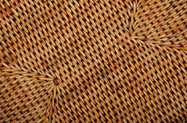 Wickered rattan background — Stock Photo, Image