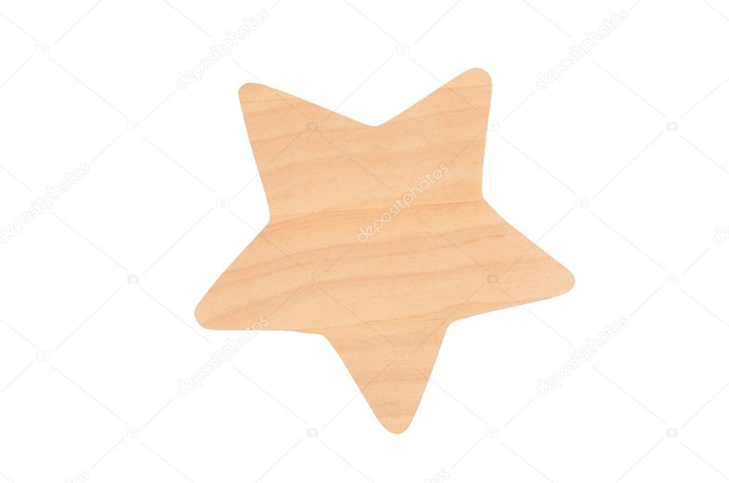 Christmas wooden star