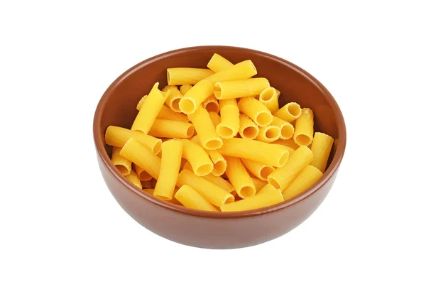 Pasta italiana integrale in piatto — Foto Stock