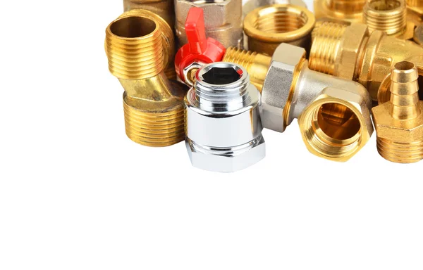 Set of plumbing fitting — Stock Photo, Image