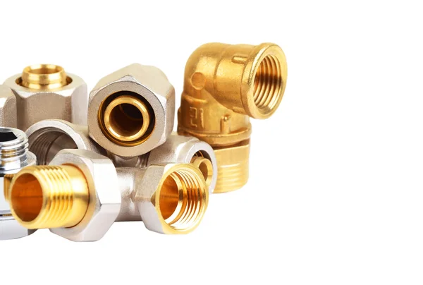 Set of plumbing fitting — Stock Photo, Image