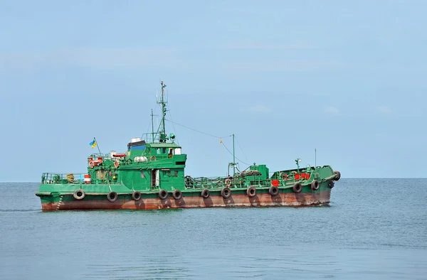 Kapal Bunker (tanker pengisian bahan bakar ) — Stok Foto