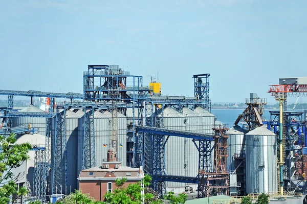 Port grain dryer — Stock Photo, Image